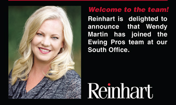 Welcome to the Charles Reinhart Company, Wendy Martin